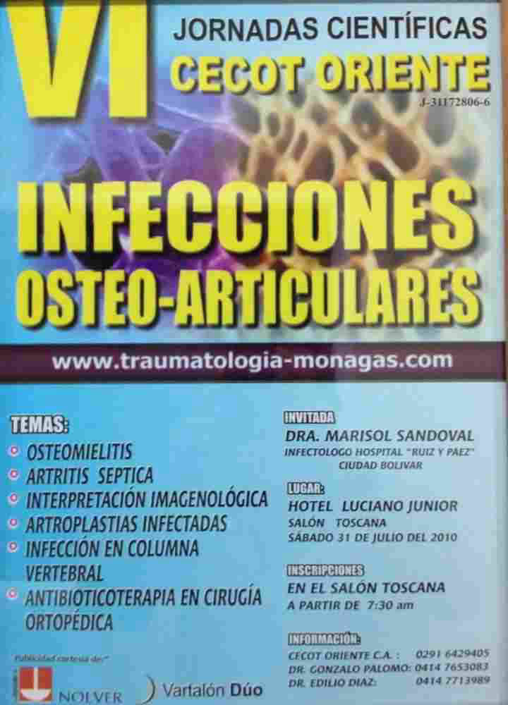 Sexto evento cientifico de cecot oriente